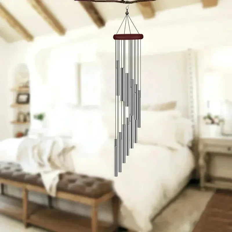 Wind Chimes - Golden Metal Aluminum