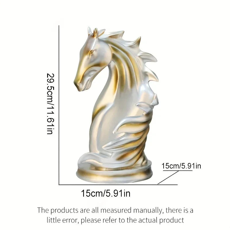 Wine Rack - Modern Horse Head Wooden