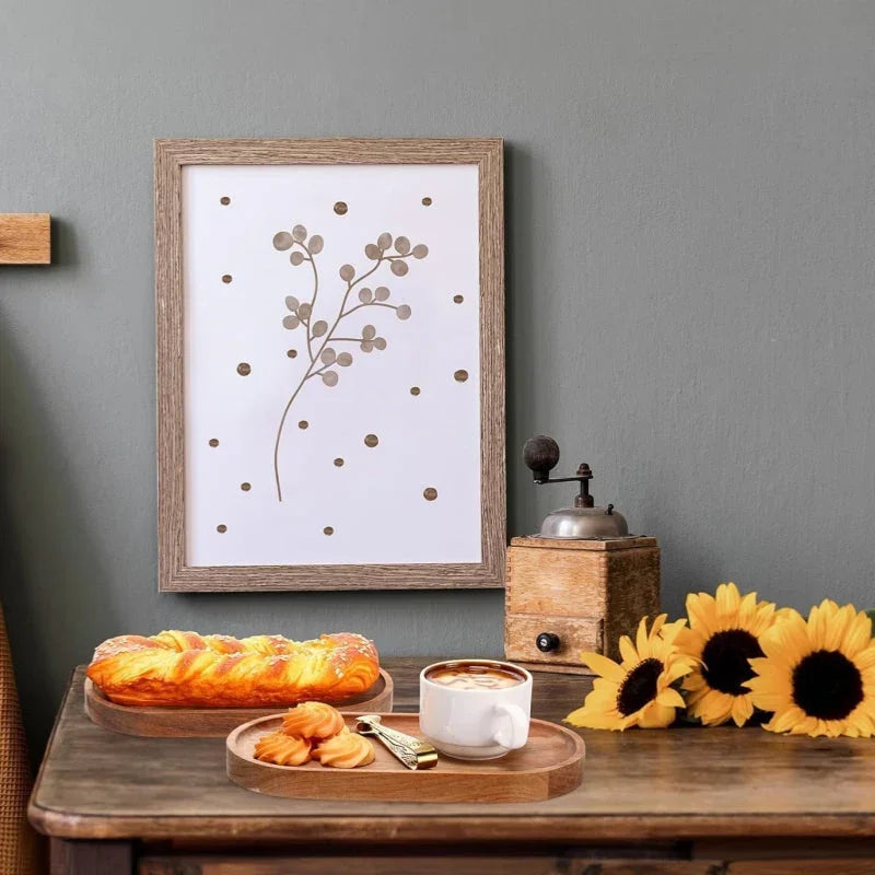 Wooden Serving Tray 11.5 x 4 Inch Oval Deli Board Cheese Plate — House of Avana, view 14 of 26