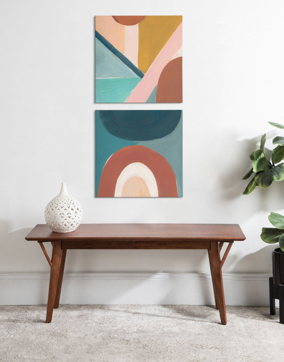 Teotitlan Valley Study Canvas Art Set by Kate Aurelia Holloway