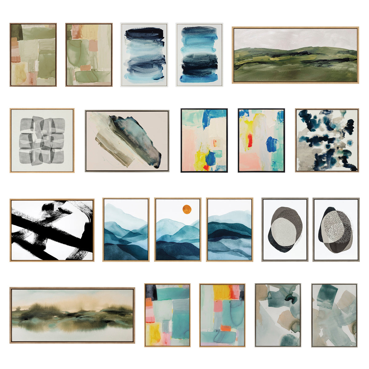 Sylvie Quaint Vista I Framed Canvas by Amy Lighthall