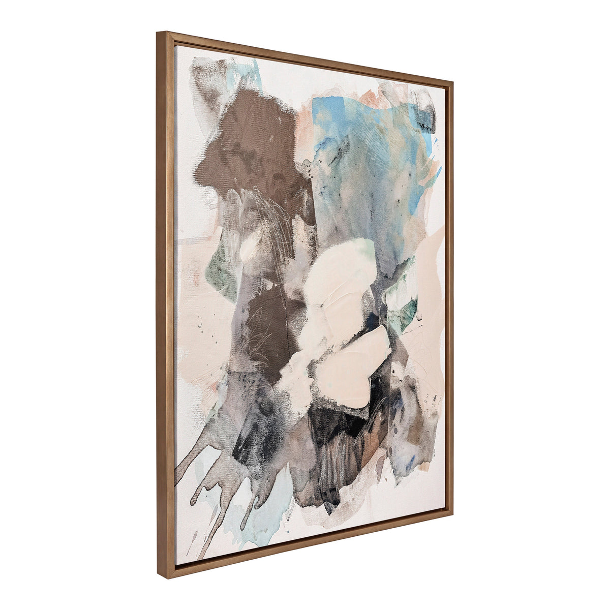 Sylvie Painted Flow I Framed Canvas by Amy Lighthall